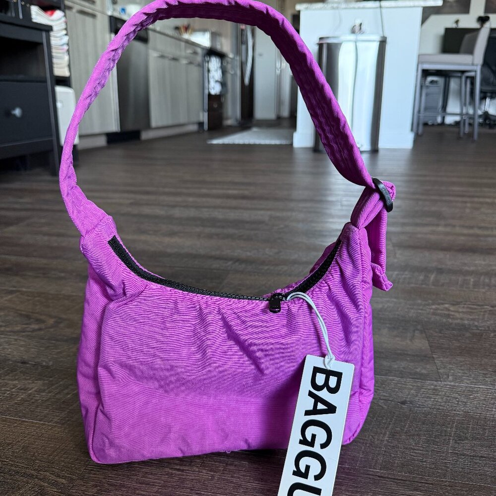 Brand New with Tags Extra Pink Baggu Mini Nylon Shoulder Bag